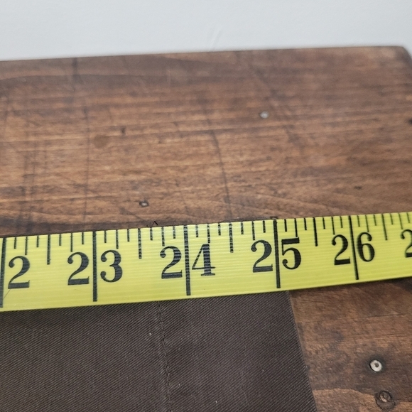 EUC Lauren Ralph Lauren Pants Women's sz 8 Brown Wide Leg Capri Pants - Picture 9 of 9